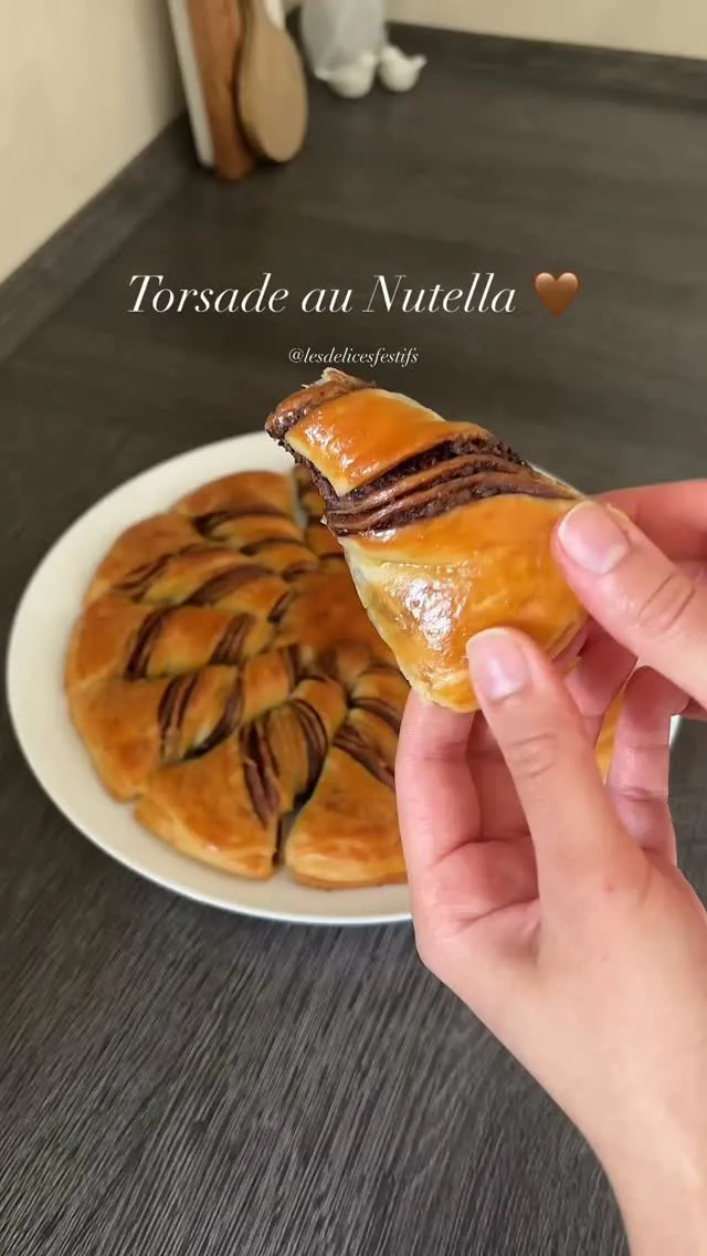 Publication Instagram : Torsade au Nutella 🍫